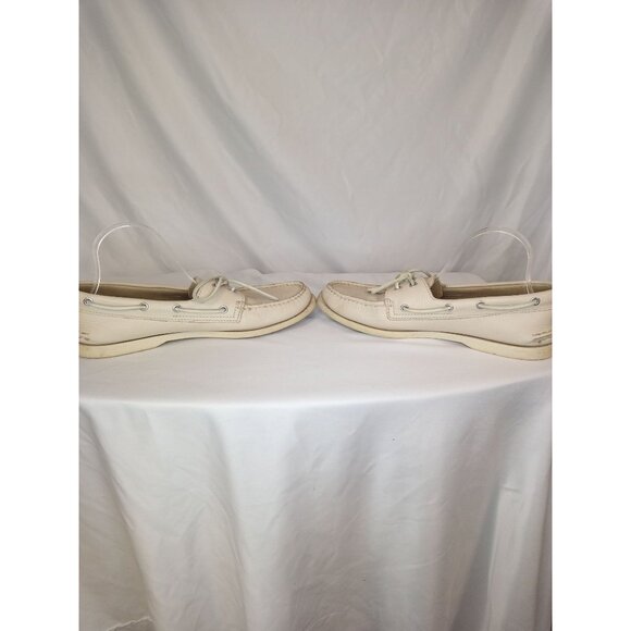 Sperry Top Sider Off White Men's Boat Shoes Size 10.5 - Picture 8 of 8